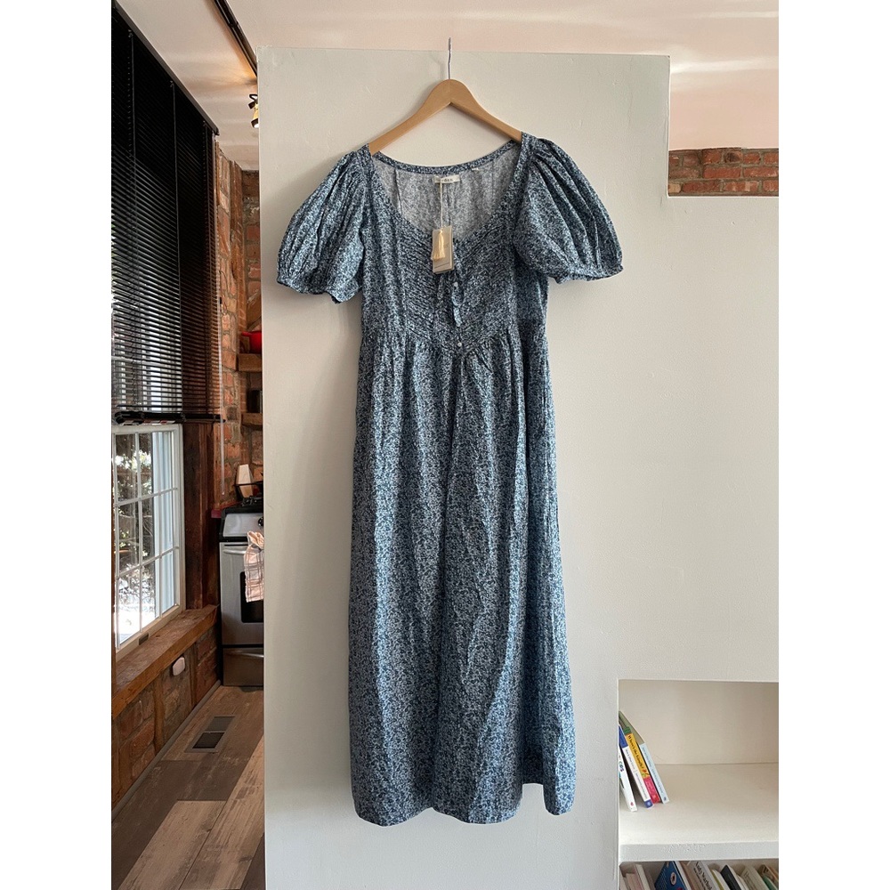 Doen Liberty Fabric Blue Dress